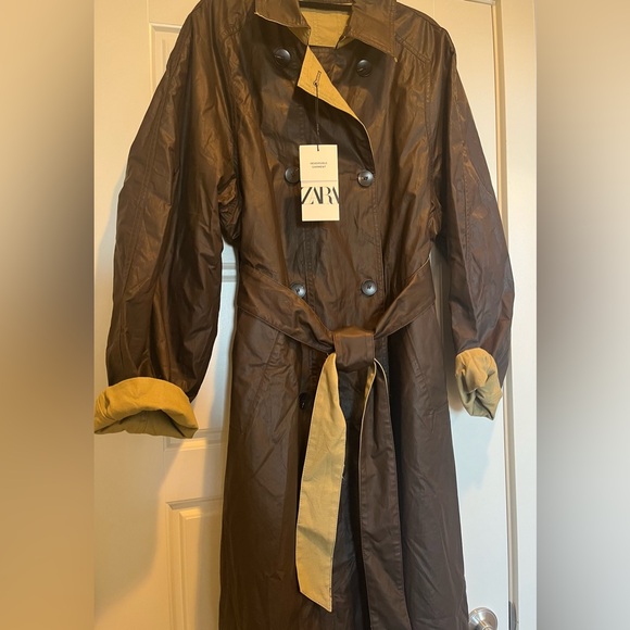 Zara reversible trench coat - Picture 5 of 12